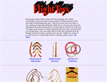 Tablet Screenshot of flight-toys.com